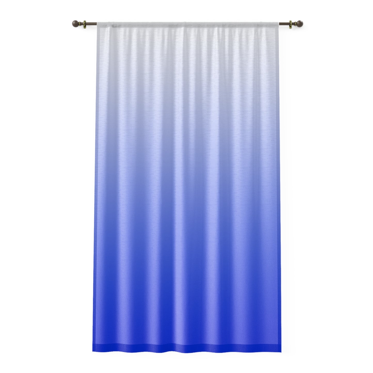 Ombre Blue Window Curtains, Sheer Drapes, Home Decor, Brighten Your Space, Modern Vibe, Bedroom, Living Room
