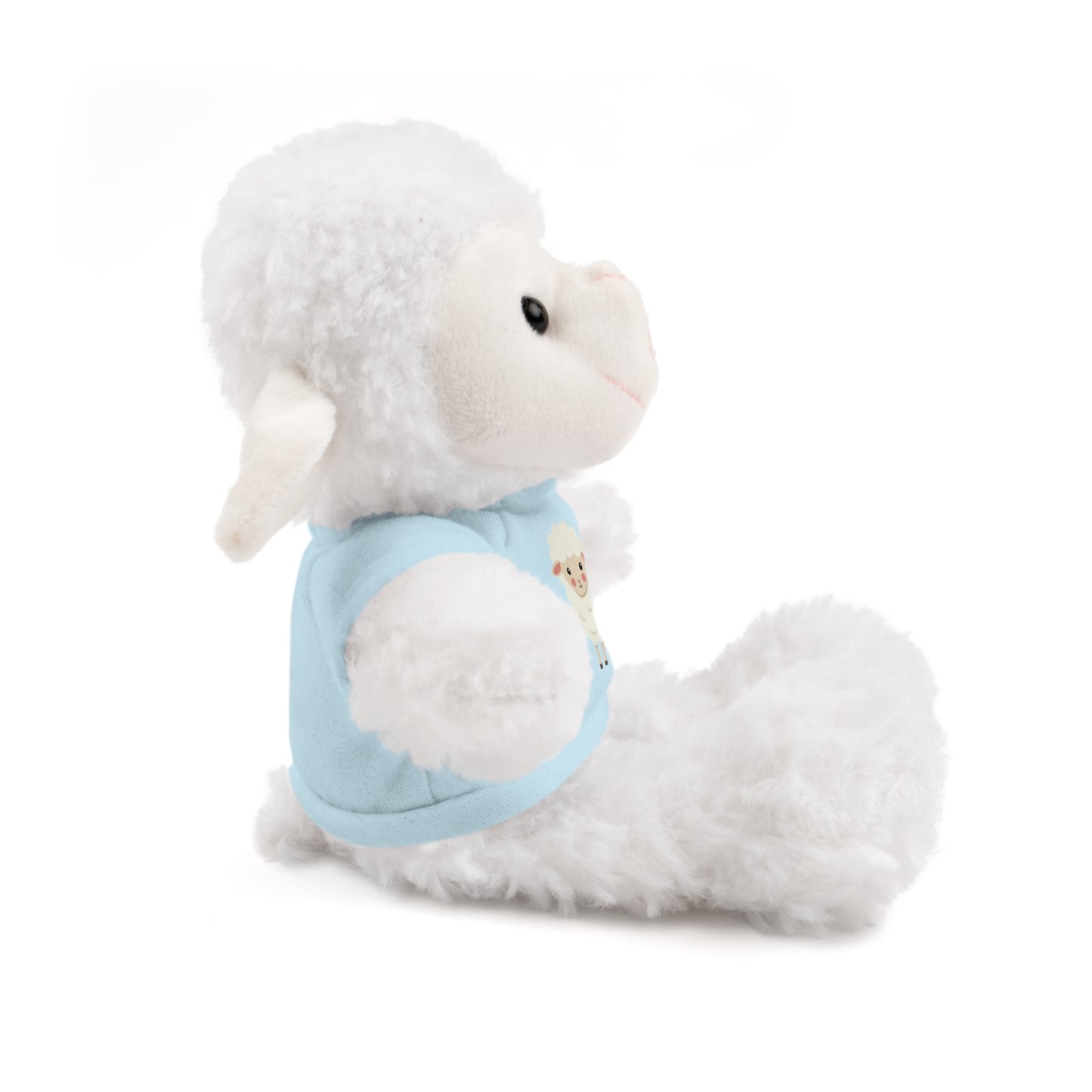 Adorable Stuffed Animal with Tee - Perfect Gift for Kids, Baby Showers, Nursery Decor, Cuddle Buddy, Unique Plush Toy