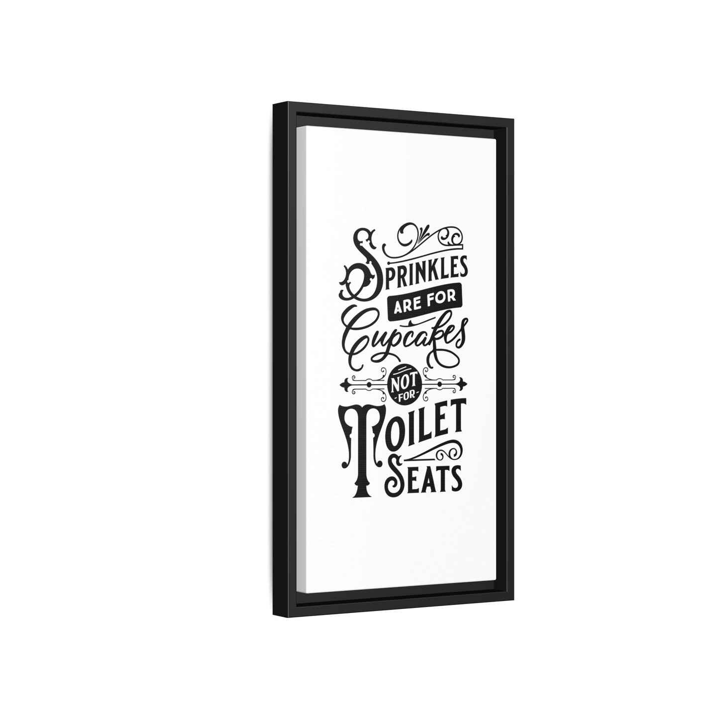 Framed Wall Art Print - Kitchen Decor, Funny Quote Art, Gift for Bakers, Home Sweet Home, Cupcake Lover Decor