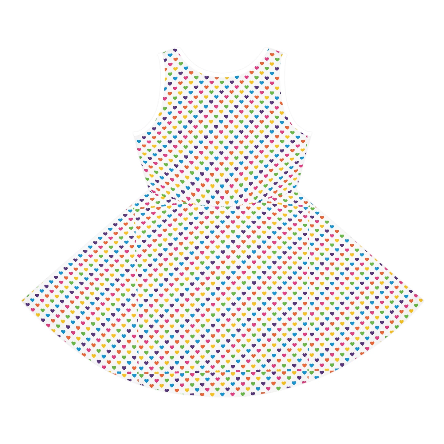 Colorful Heart Girls' Sundress