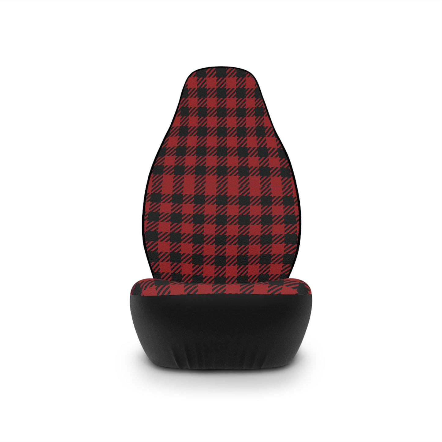 Cozy Plaid Car Seat Covers | Rustic Red Checkered Auto Accessories, Car Interior Decor, Unique Gift for Car Lovers, Holiday Travel