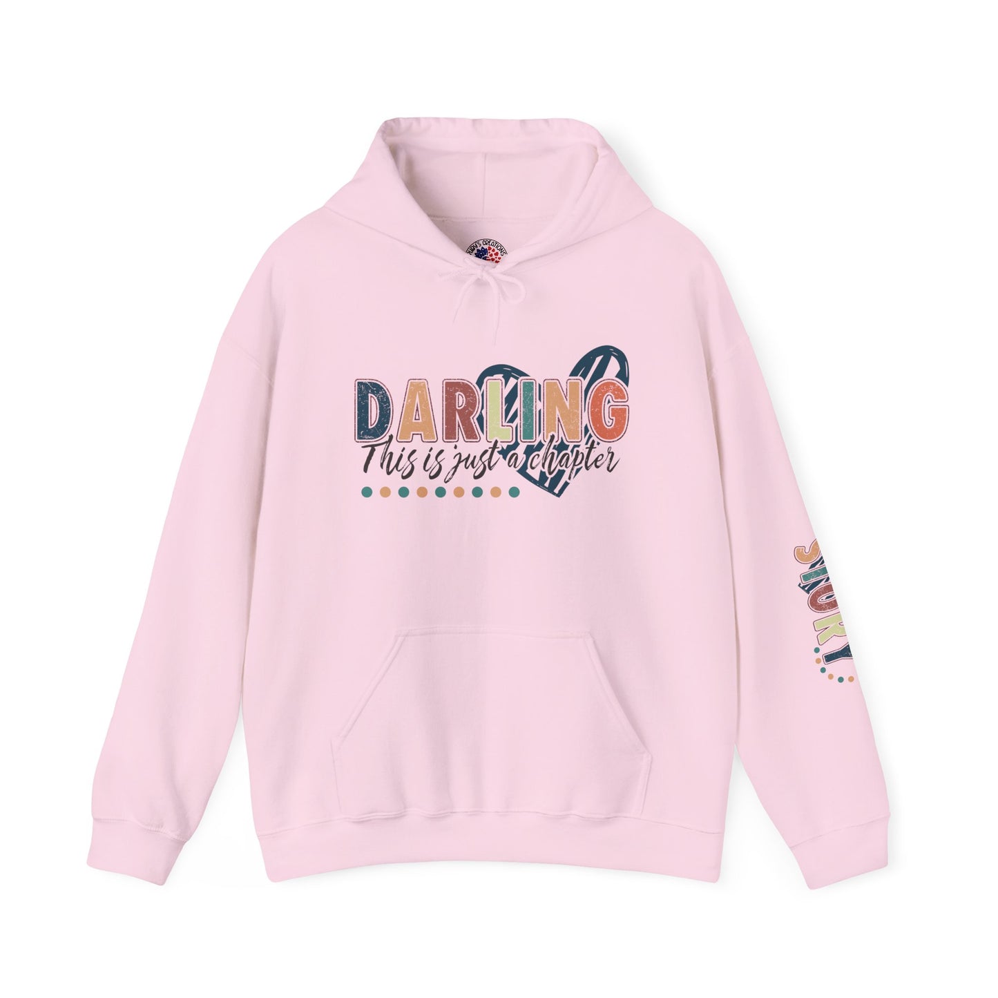 Darling Heart Hoodie - Cozy Unisex Sweatshirt, Perfect for Gifts, Valentine's Day, Love Theme, Everyday Comfort