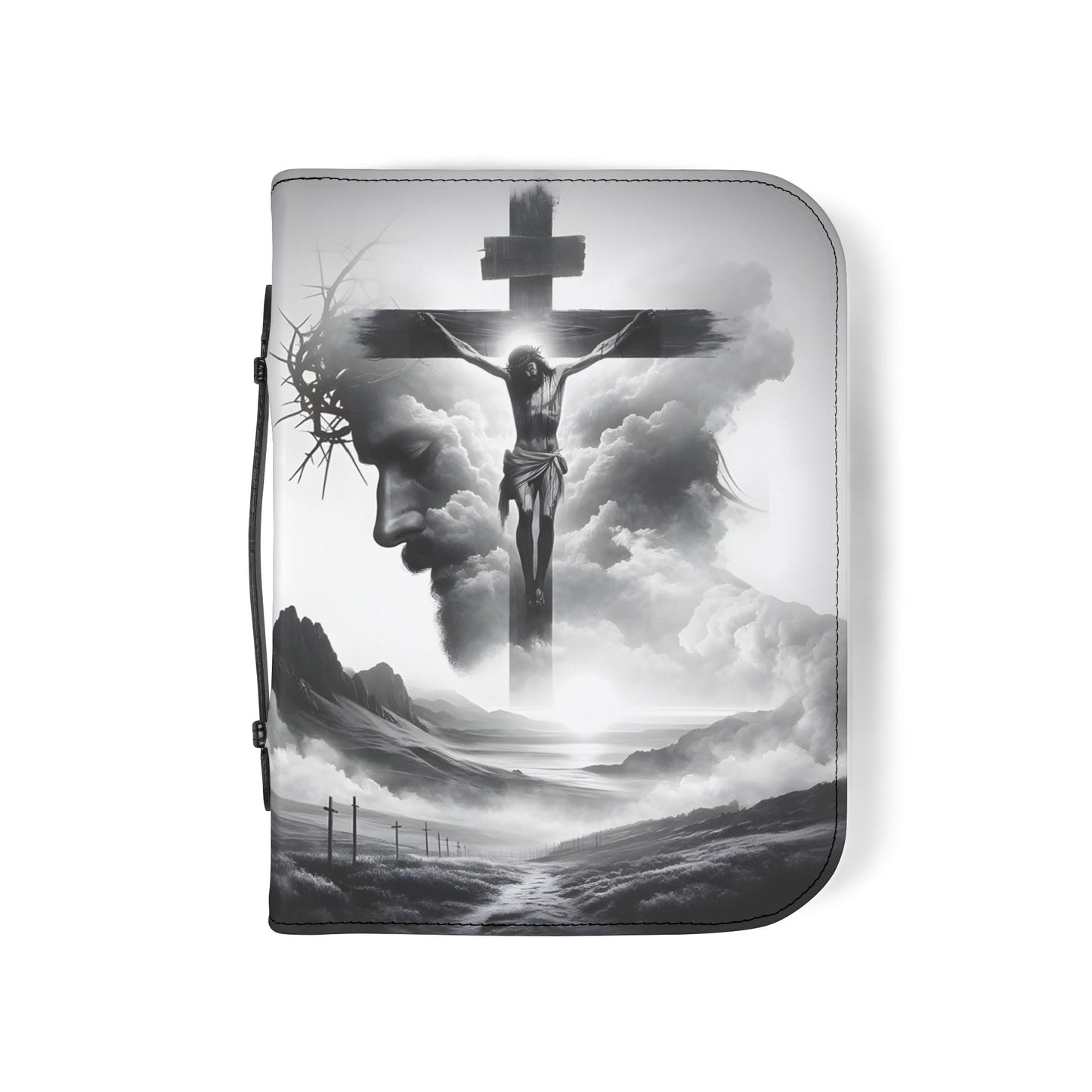 Spiritual Bible Cover with Inspirational Quotes, Faithful Gift for Christians, Church Accessories, Religious Decor, Psalm 23:1