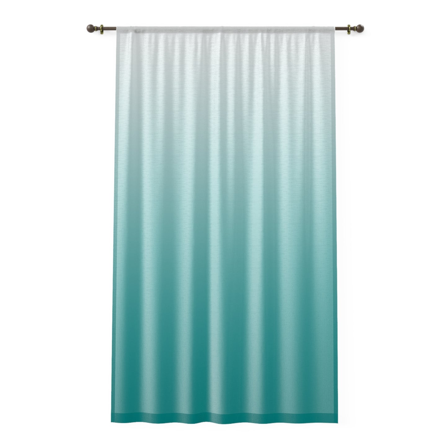 Ombre Window Curtain, Stylish Home Decor, Sheer Drapes, Living Room, Bedroom, Modern Design, Elegant Look