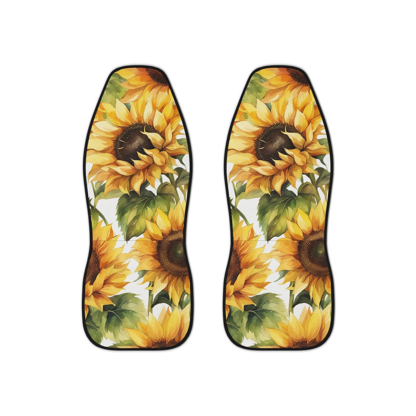 Sunflower Car Seat Covers | Floral Auto Interior, Summer Vibe, Gift for Car Enthusiasts, Unique Car Accessory