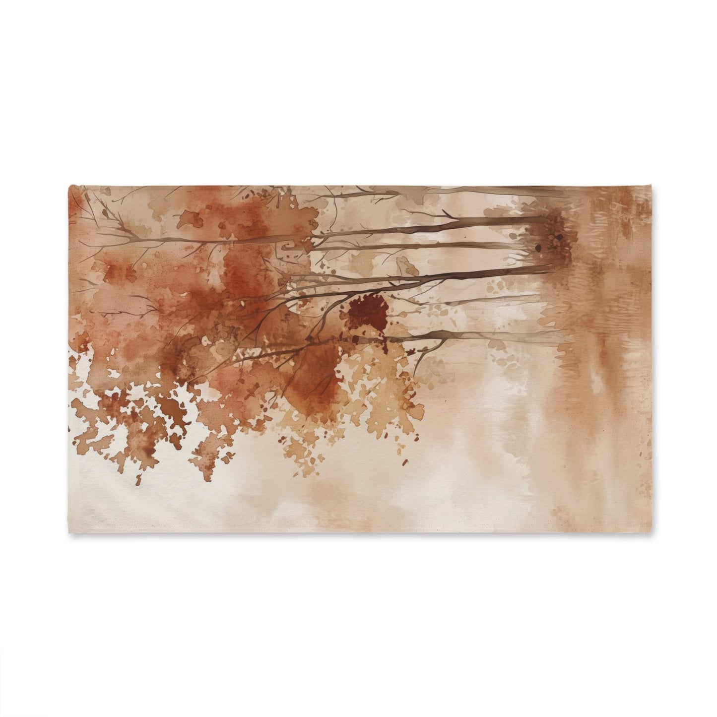 Autumn Inspired Hand Towel | Cozy Fall Decor for Kitchen, Bathroom, Gift for Hostess, Seasonal Home Accessories, Rustic Aesthetic