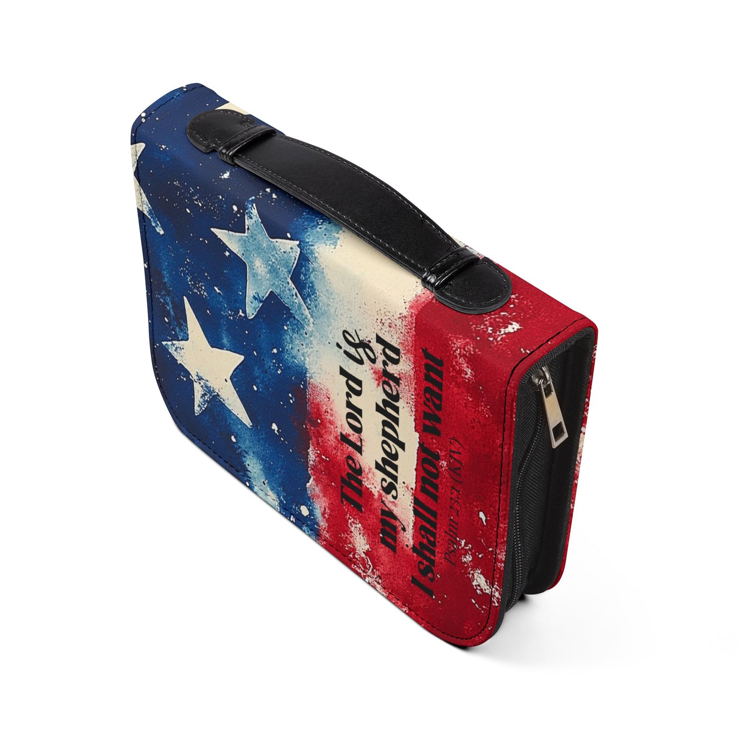 Patriotic Bible Cover, Faith-Based Gift, Devotional Organizer, Christian Accessories, Great for Holidays