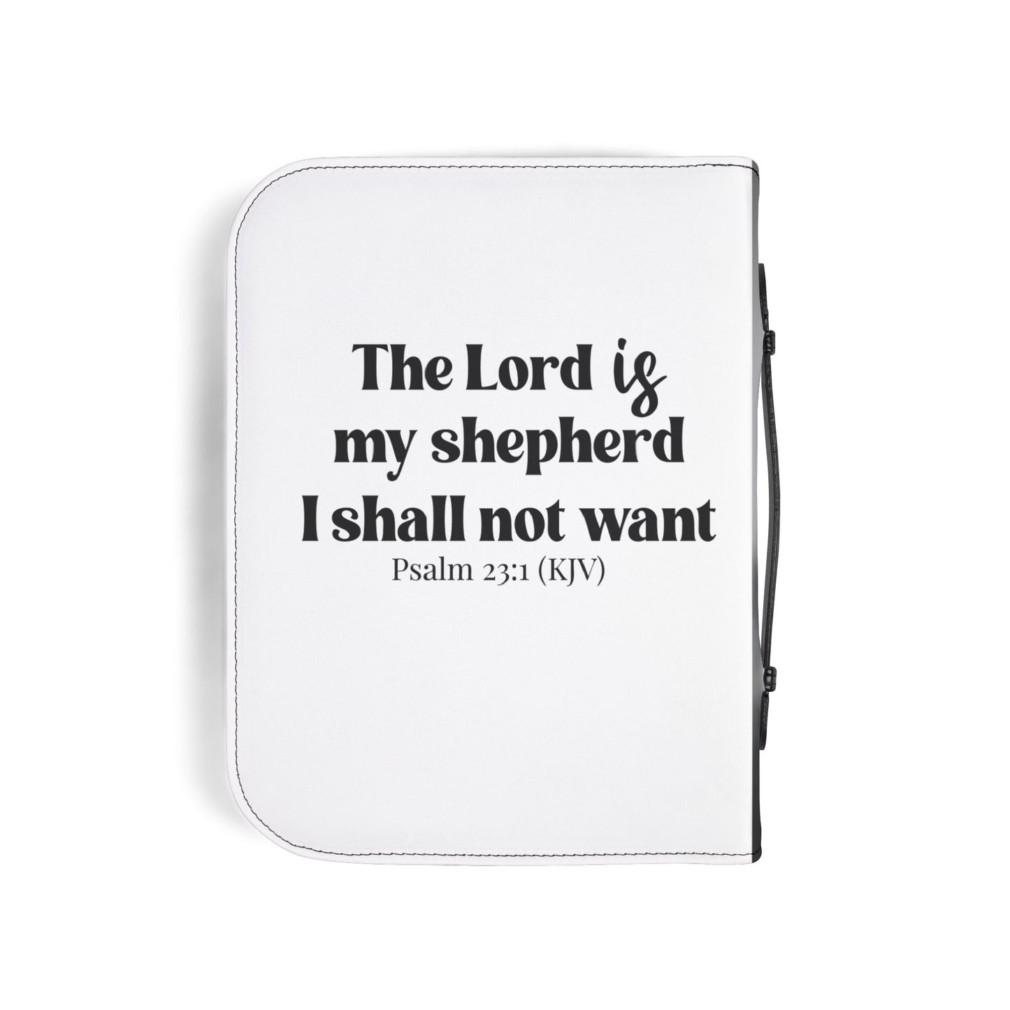 Spiritual Bible Cover with Inspirational Quotes, Faithful Gift for Christians, Church Accessories, Religious Decor, Psalm 23:1