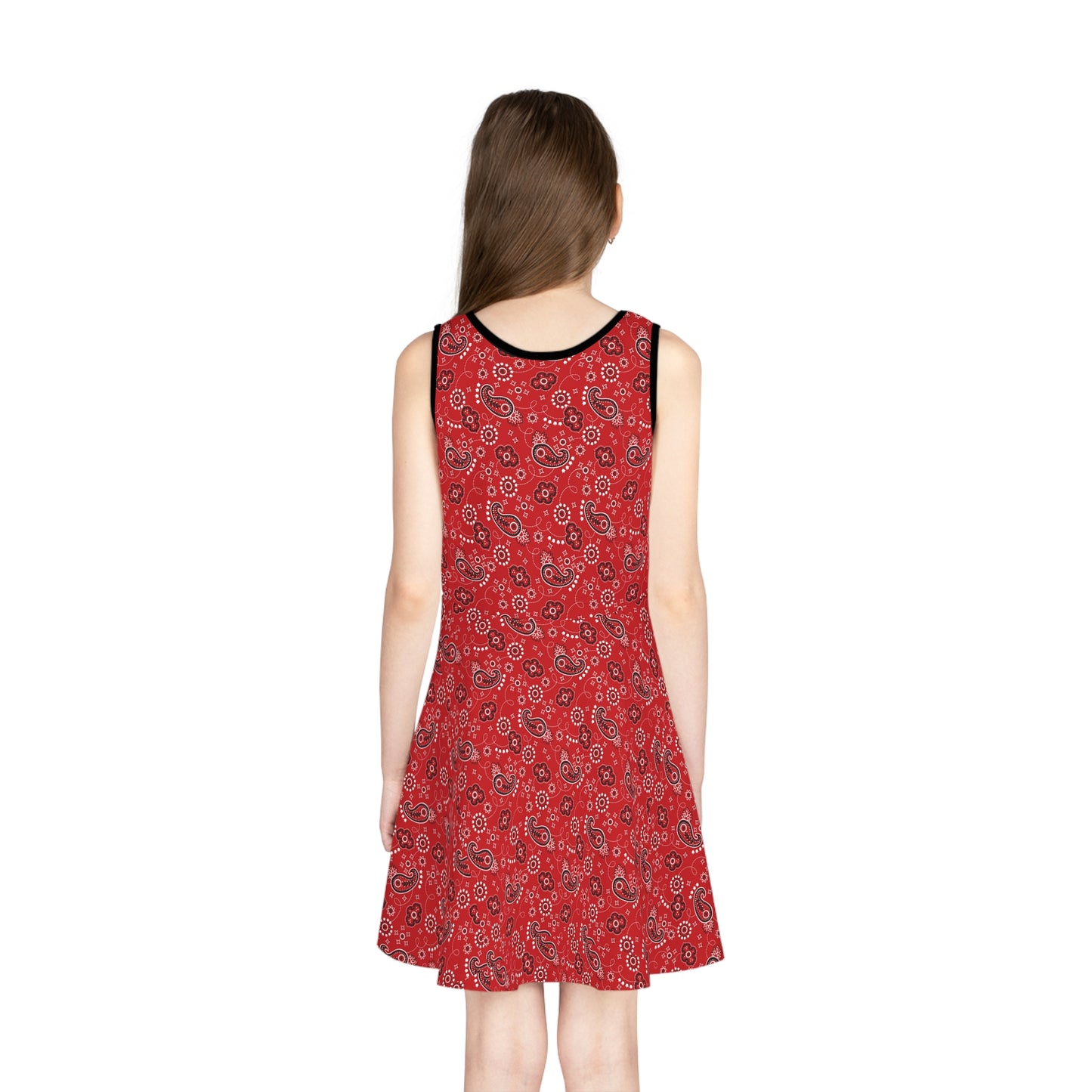 Girls' Red Bandana Sundress