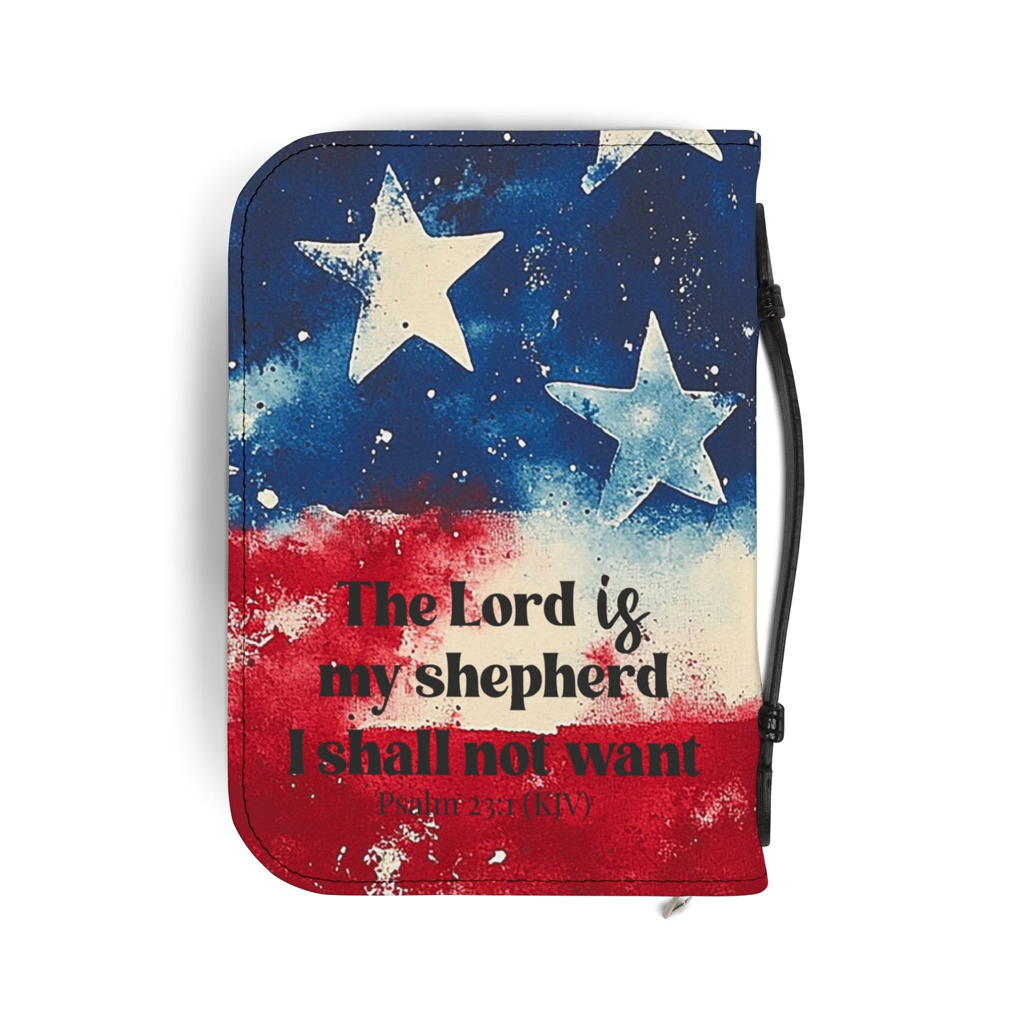 Patriotic Bible Cover, Faith-Based Gift, Devotional Organizer, Christian Accessories, Great for Holidays
