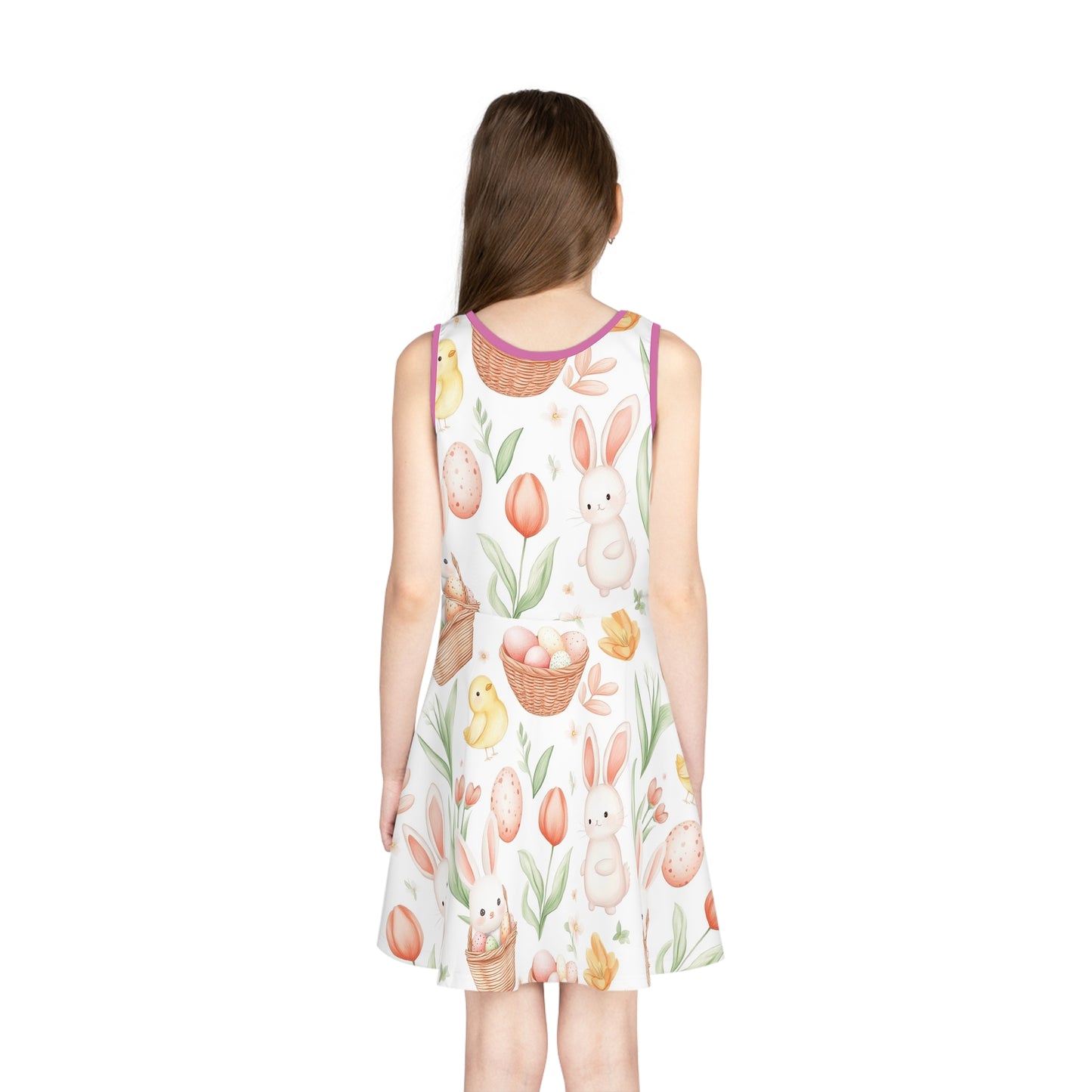 Charming Easter Bunny Girls' Sundress