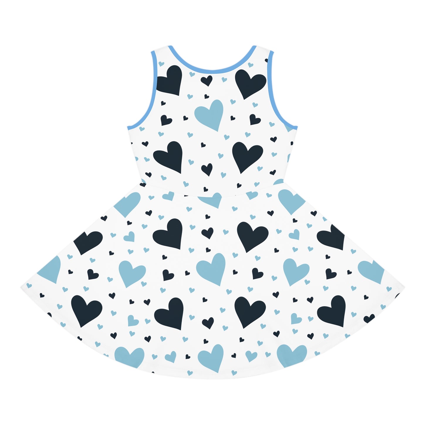 Heart Pattern Girls' Sundress