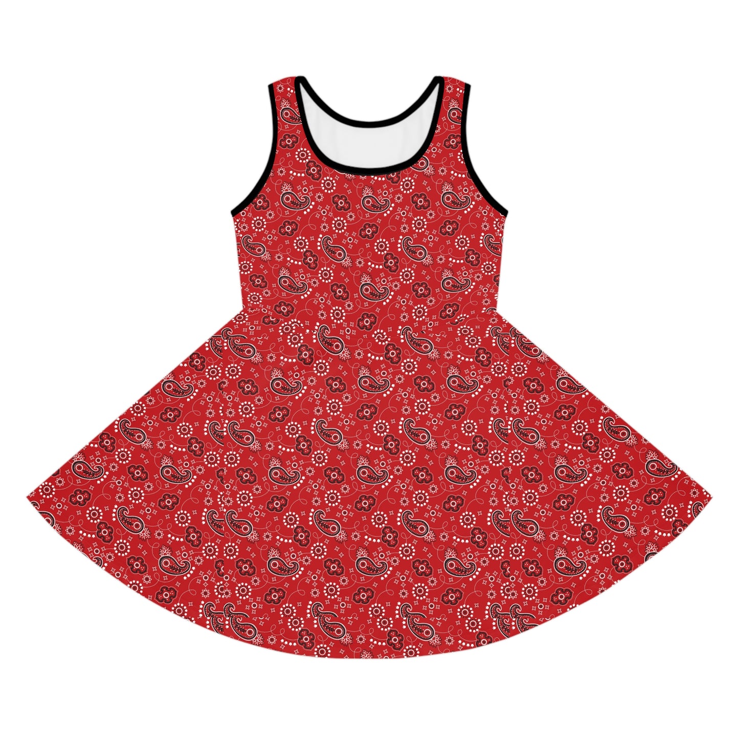 Girls' Red Bandana Sundress