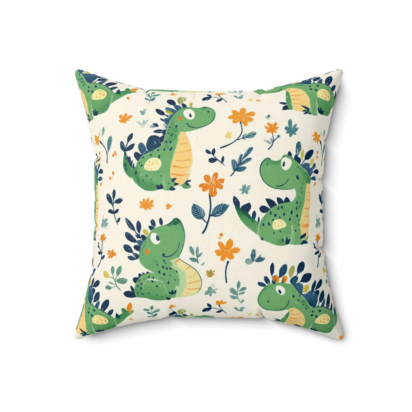 Cute Dinosaur Decorative Pillow, Kids Room Decor, Fun Dinosaur Cushion, Playroom Pillow, Gift for Dino Lovers