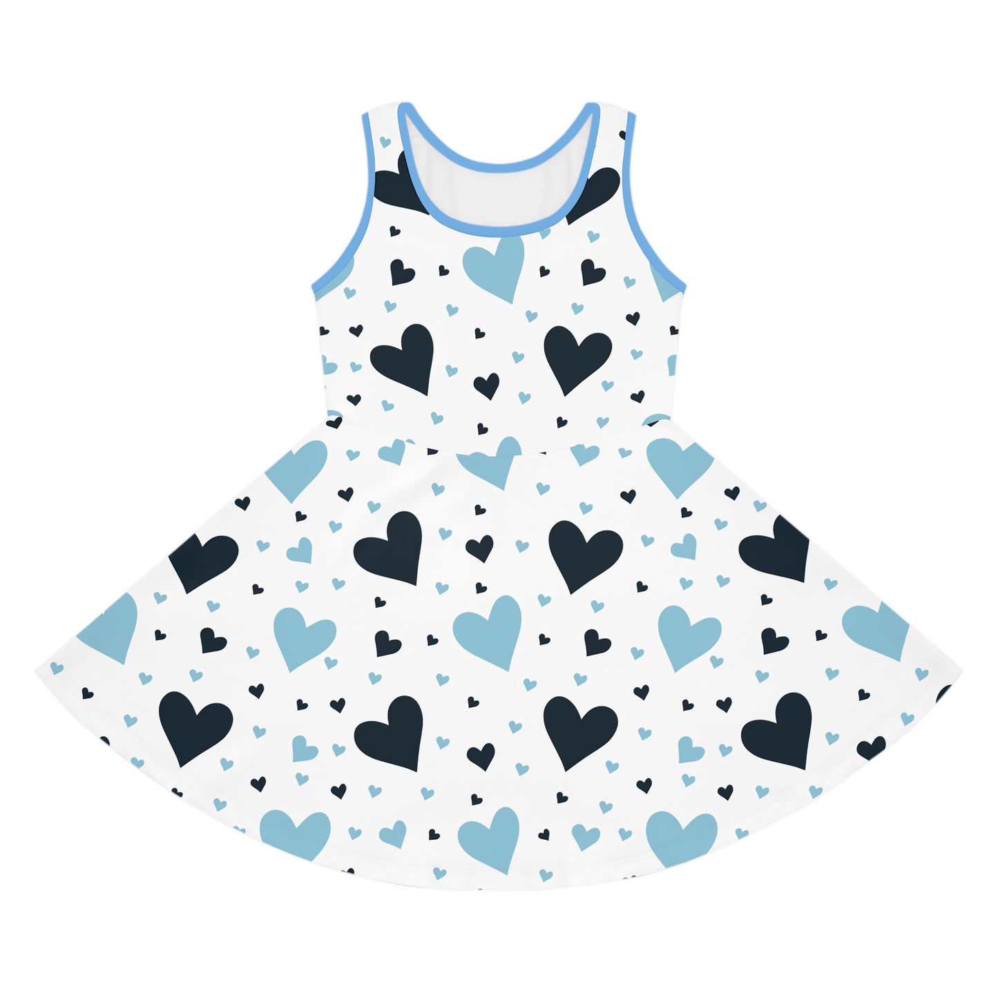 Heart Pattern Girls' Sundress