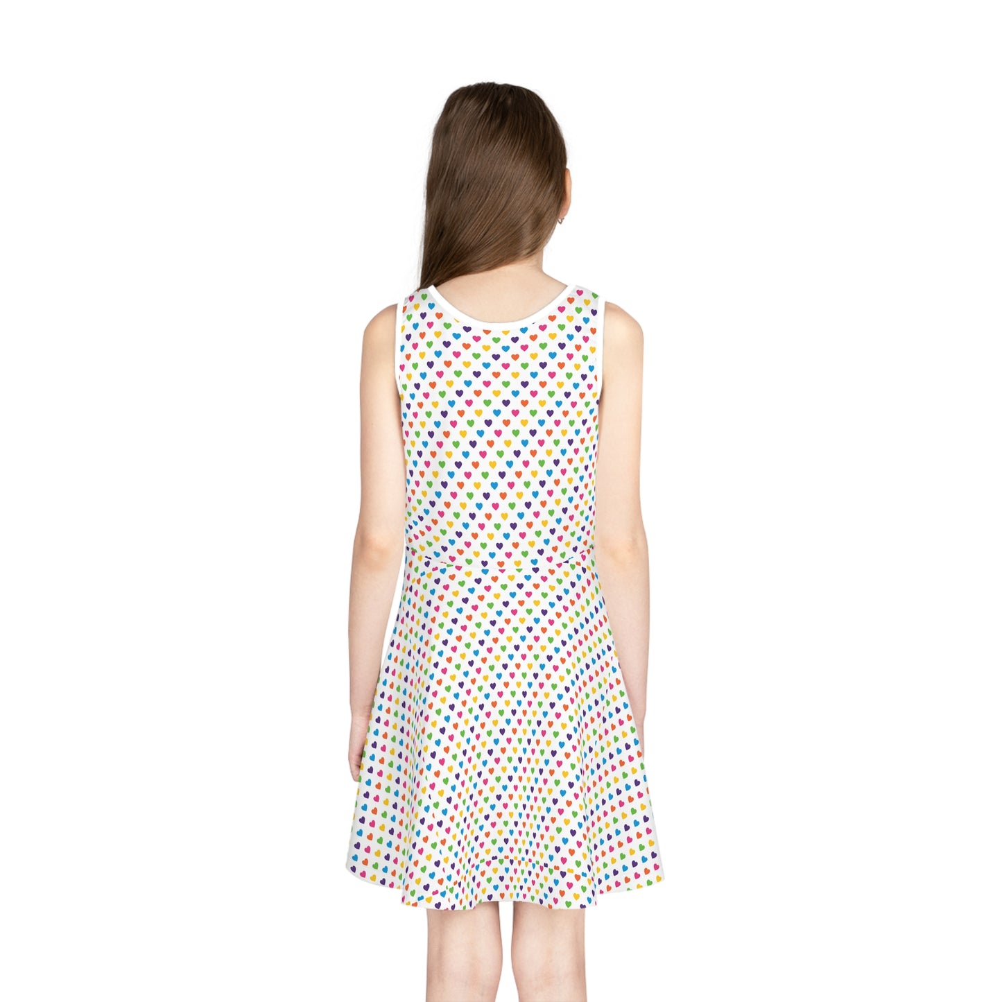 Colorful Heart Girls' Sundress