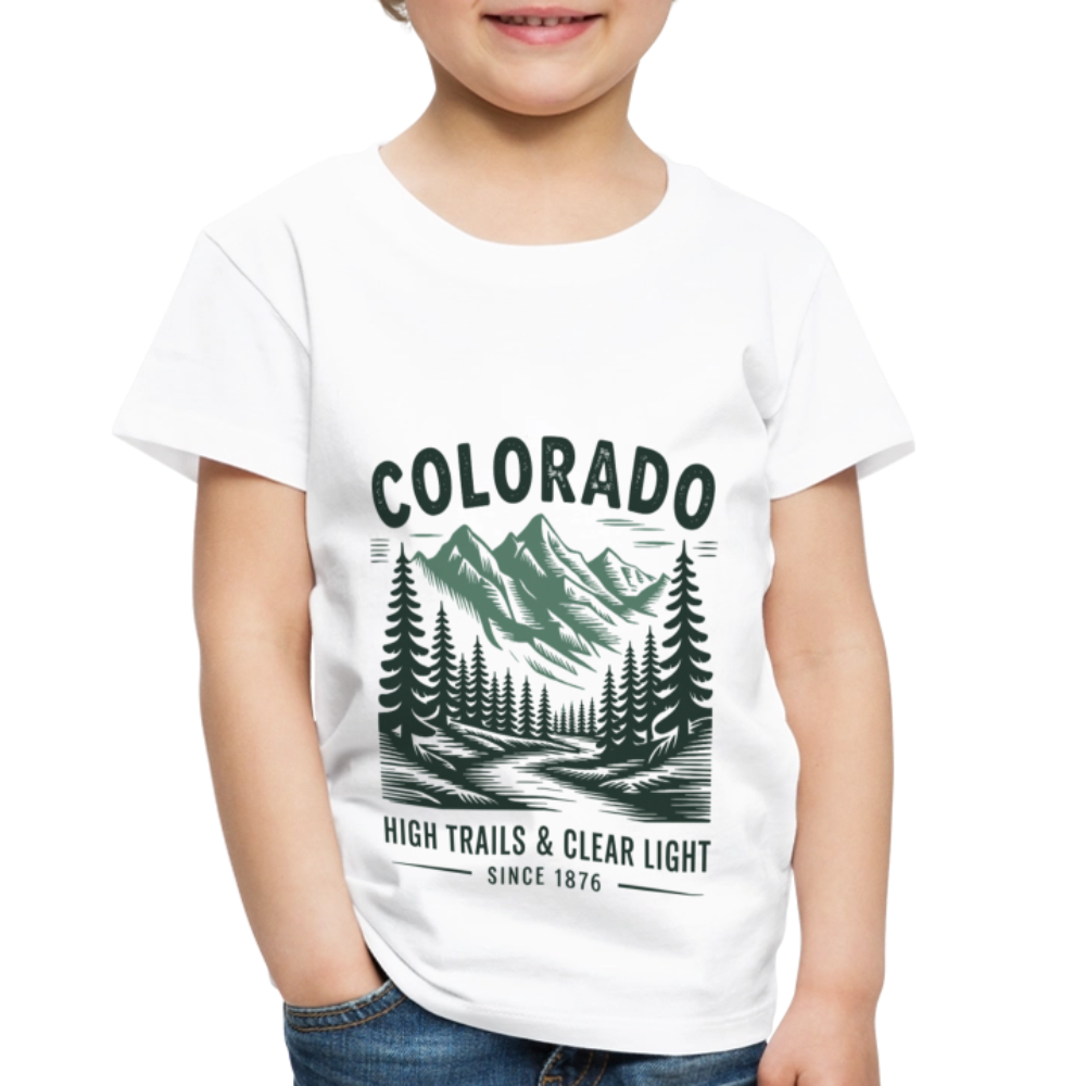 Colorado Toddler Premium T-Shirt - white