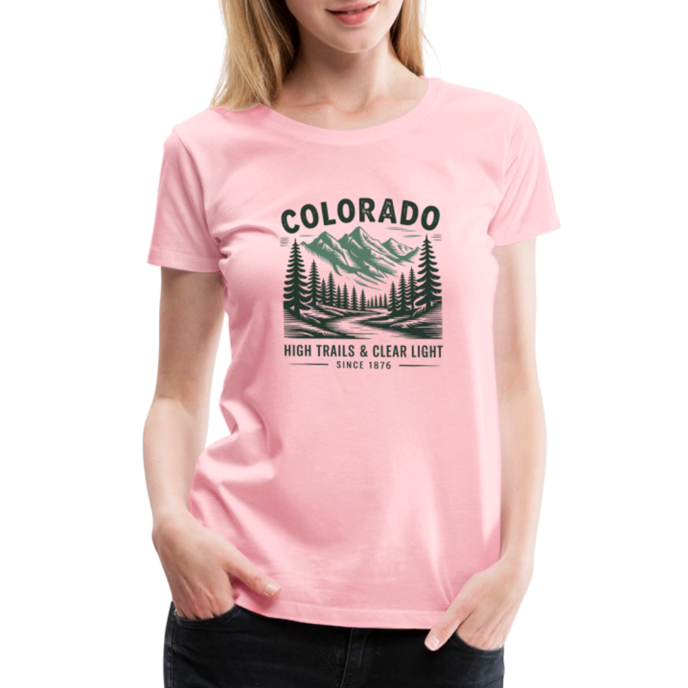 Colorado Women’s Premium T-Shirt - pink