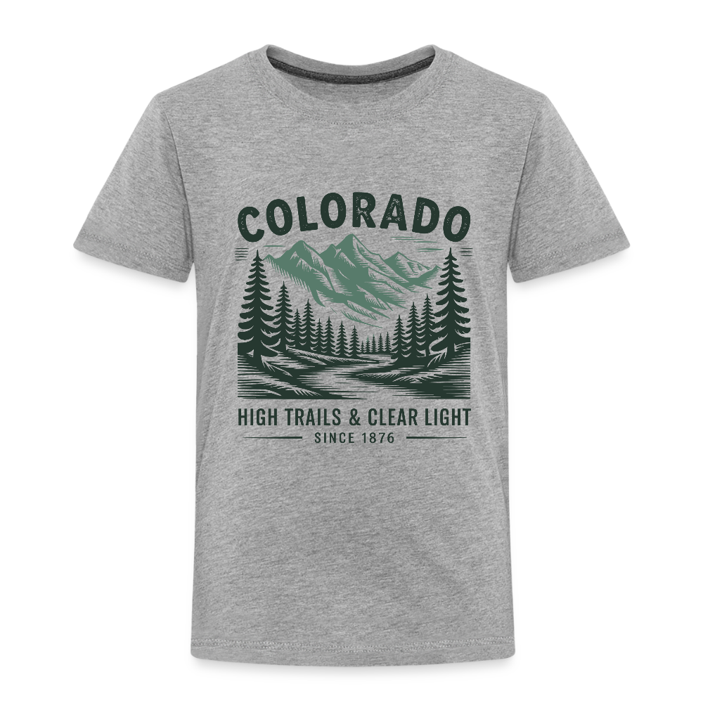 Colorado Toddler Premium T-Shirt - heather gray