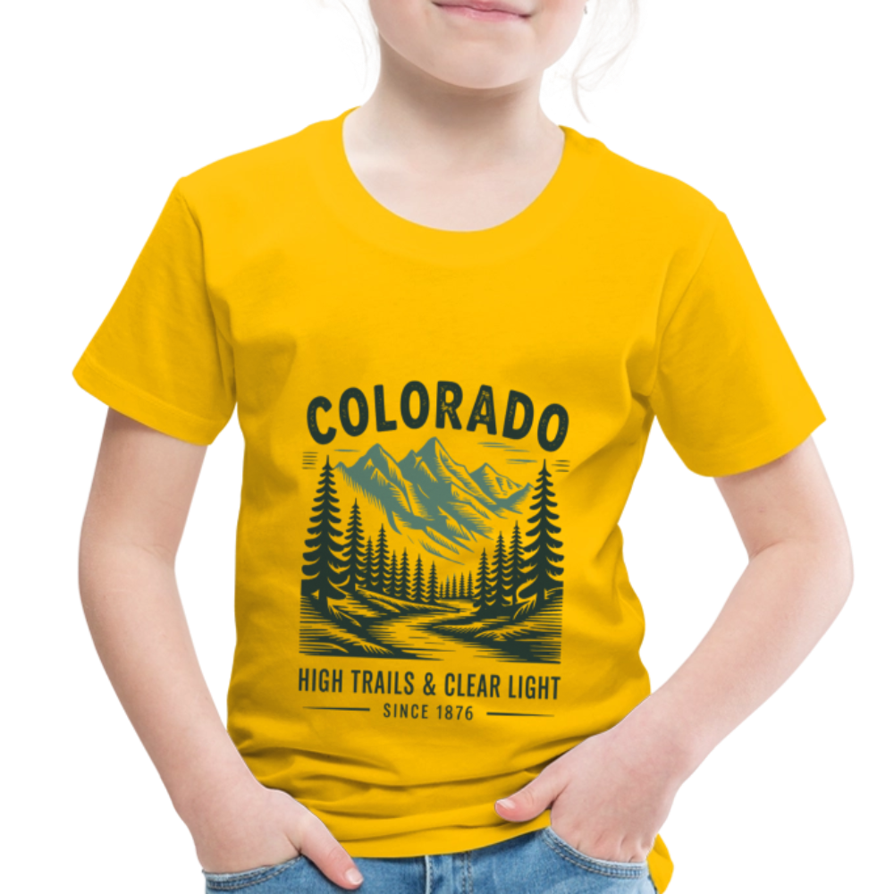 Colorado Toddler Premium T-Shirt - sun yellow