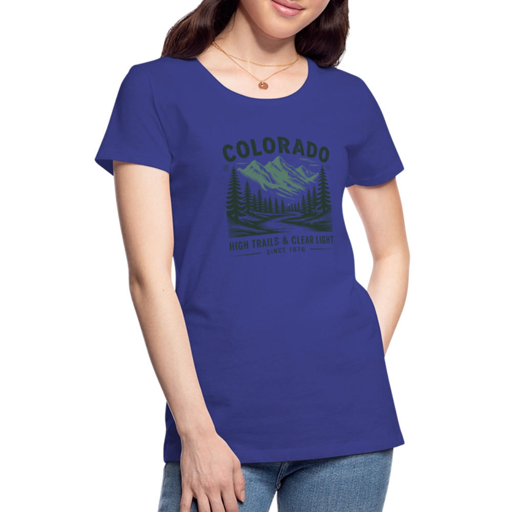 Colorado Women’s Premium T-Shirt - royal blue