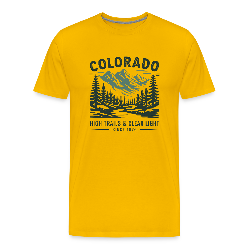 Colorado Men's Premium T-Shirt - sun yellow
