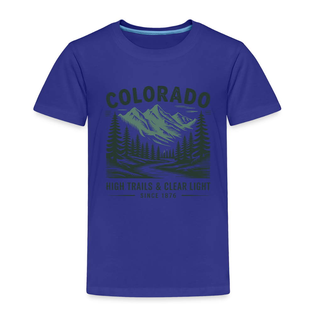Colorado Toddler Premium T-Shirt - royal blue