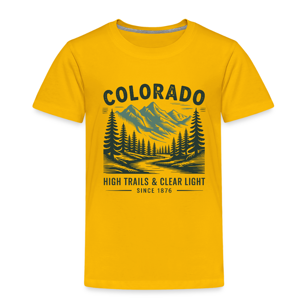 Colorado Toddler Premium T-Shirt - sun yellow