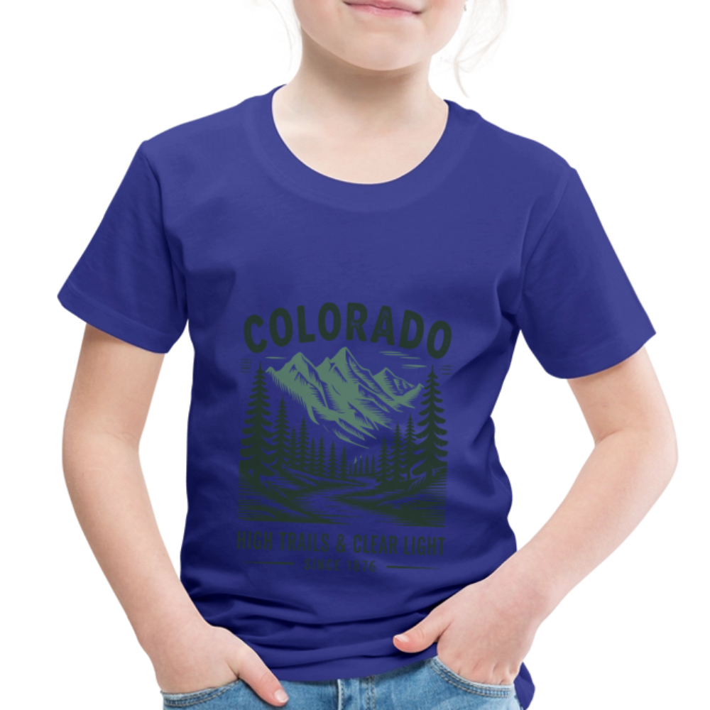 Colorado Toddler Premium T-Shirt - royal blue
