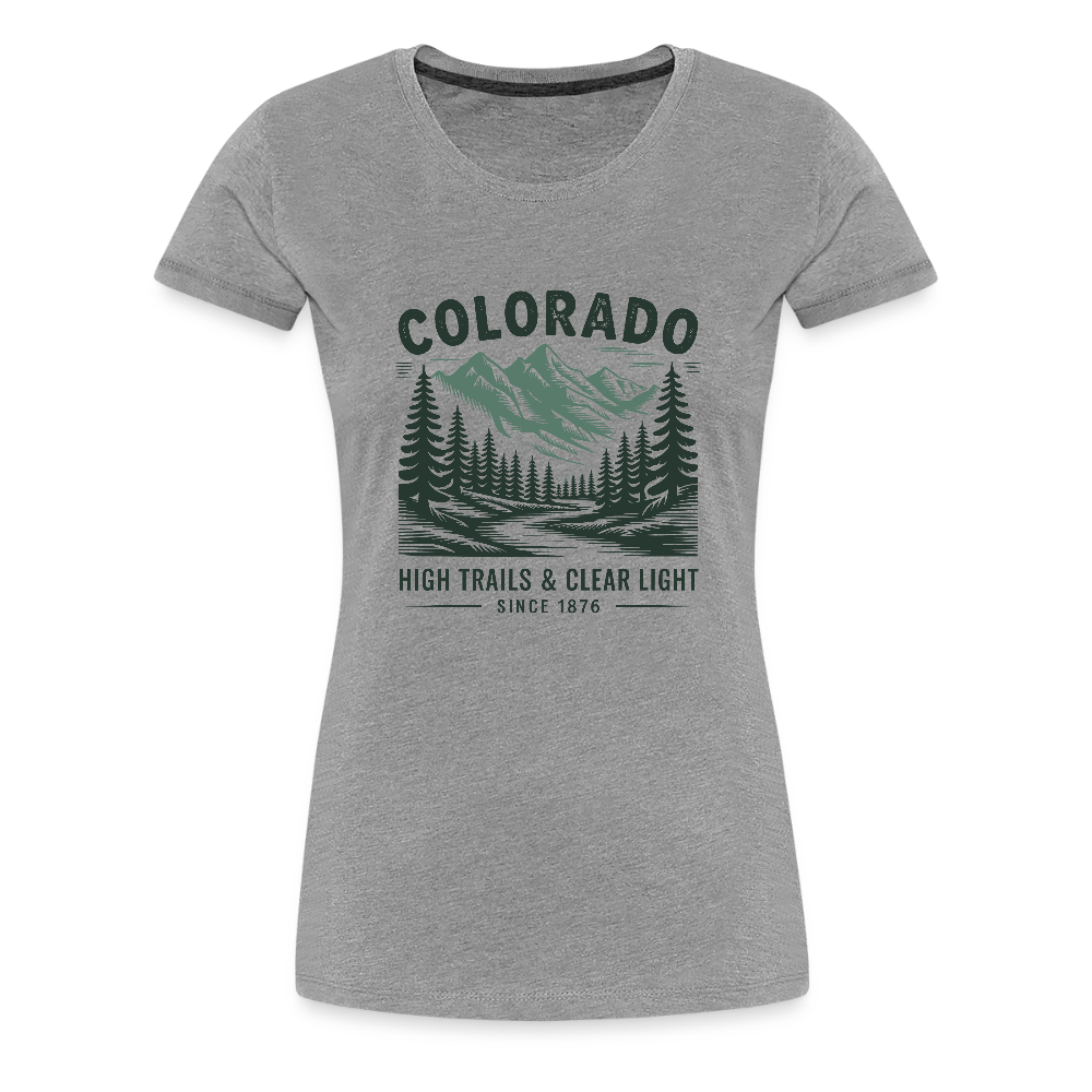 Colorado Women’s Premium T-Shirt - heather gray