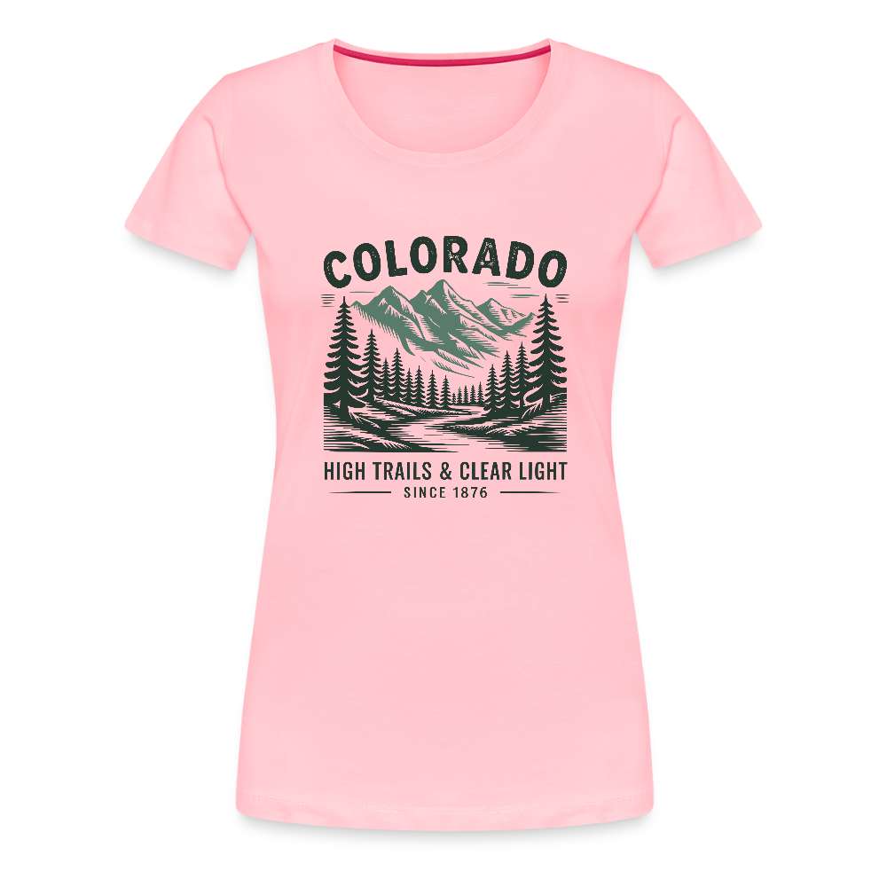 Colorado Women’s Premium T-Shirt - pink