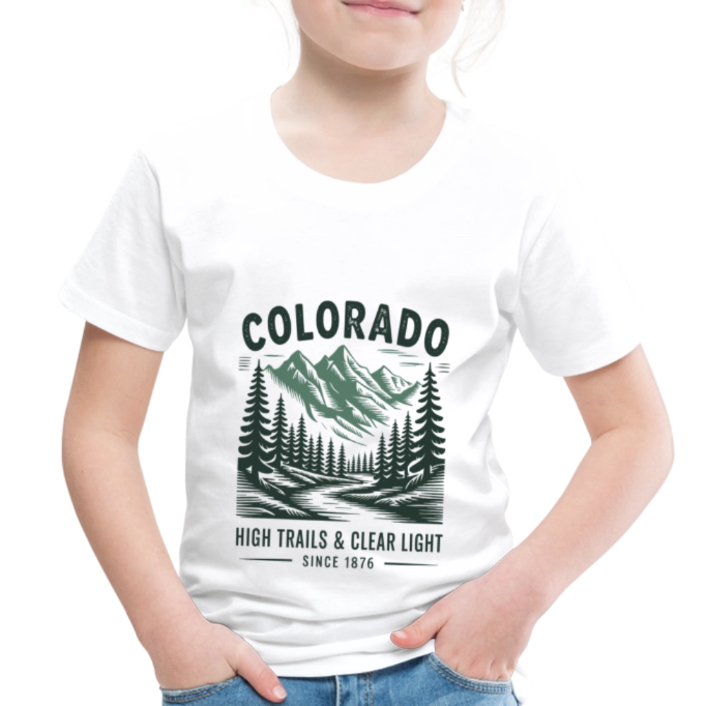 Colorado Toddler Premium T-Shirt - white