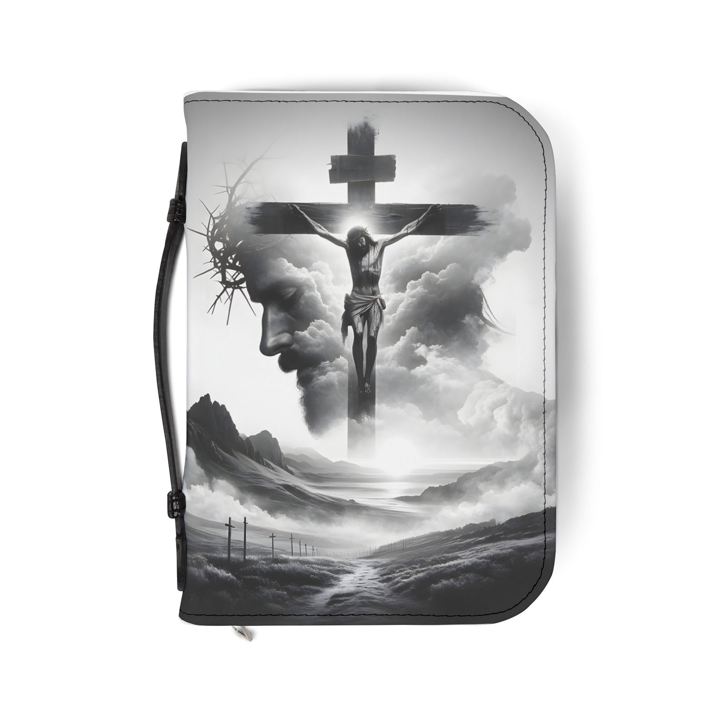 Spiritual Bible Cover with Inspirational Quotes, Faithful Gift for Christians, Church Accessories, Religious Decor, Psalm 23:1
