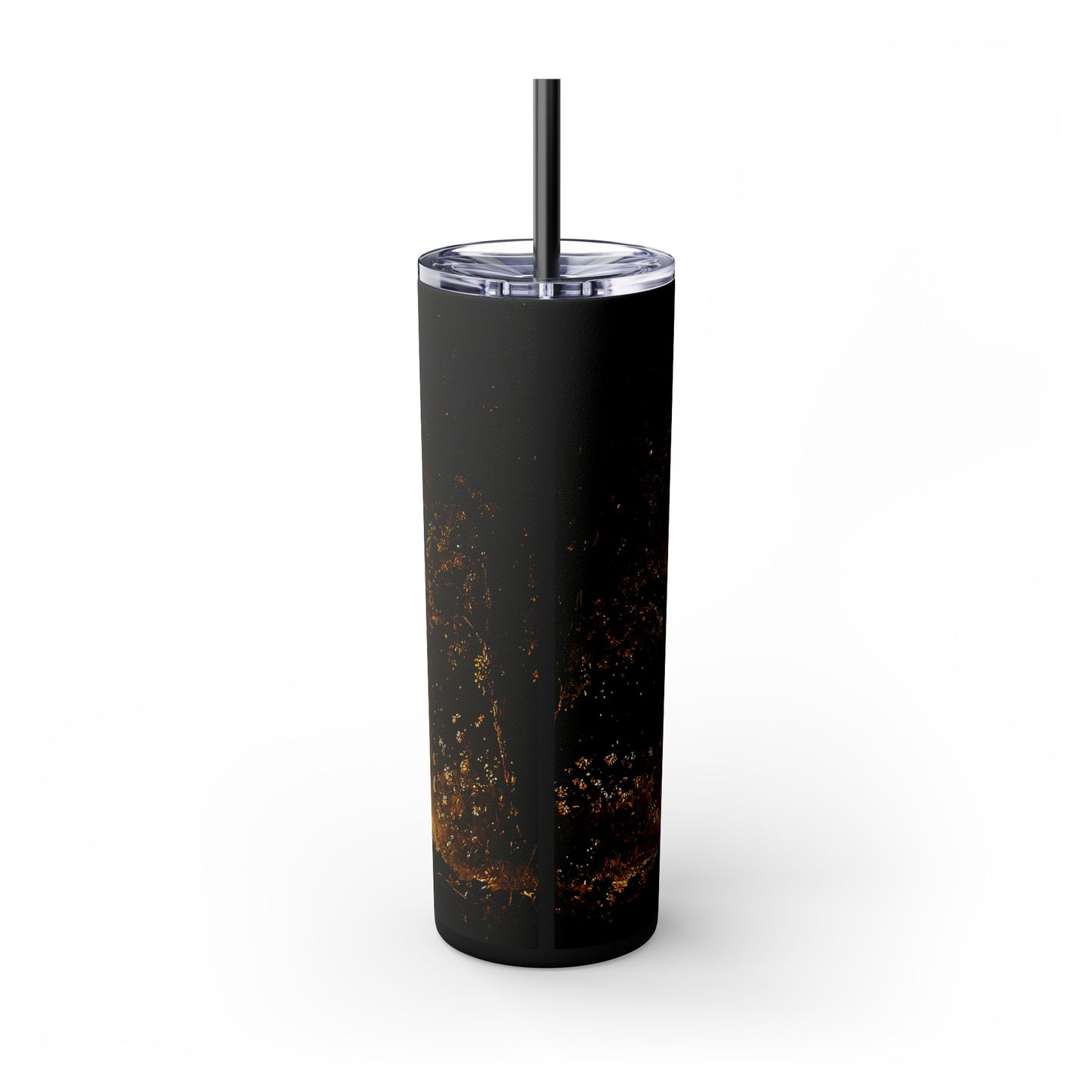Libra Zodiac Skinny Tumbler with Straw, Astrology Gift for Libras, 20oz Travel Mug, Horoscope Drinkware, Stylish Water Bottle