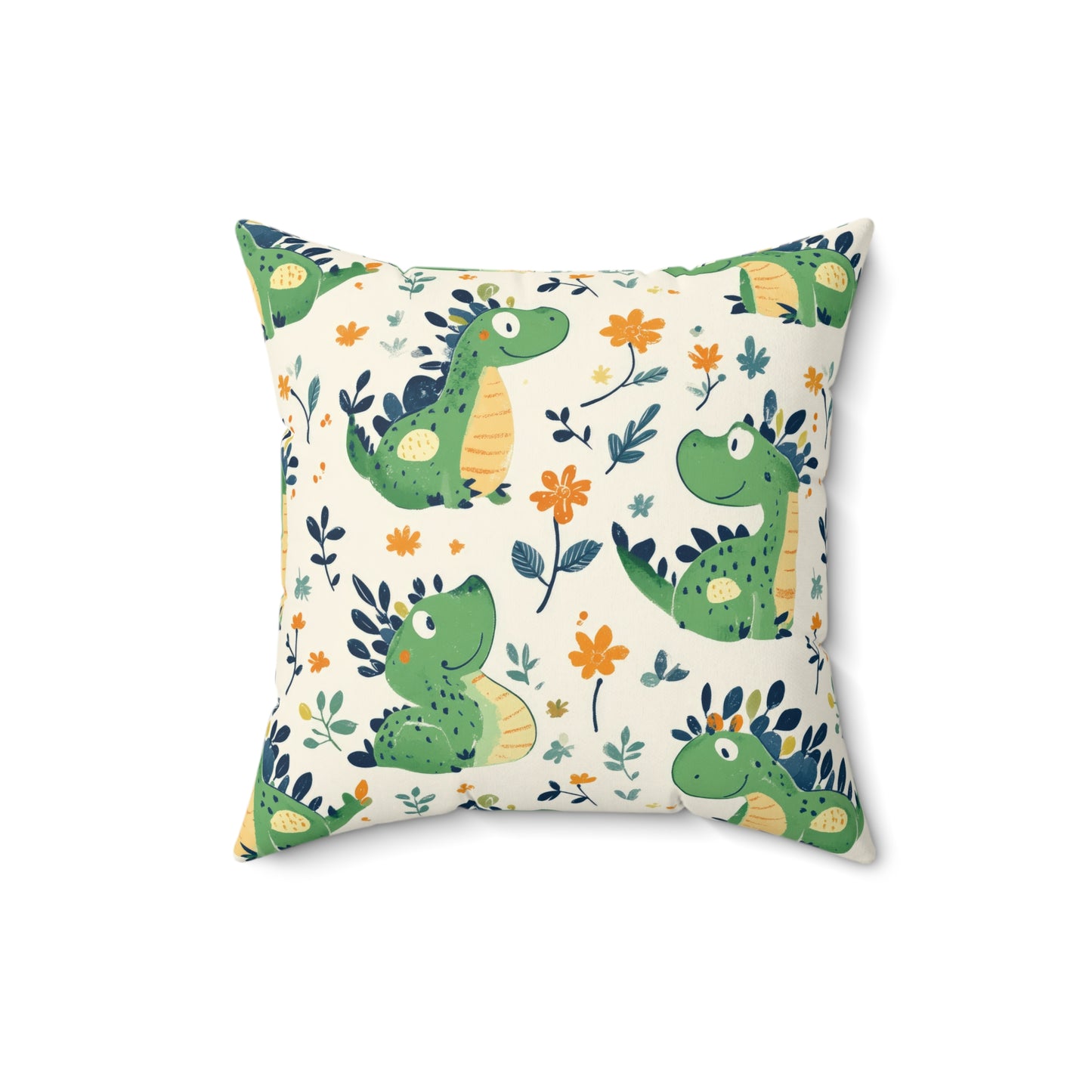 Cute Dinosaur Decorative Pillow, Kids Room Decor, Fun Dinosaur Cushion, Playroom Pillow, Gift for Dino Lovers
