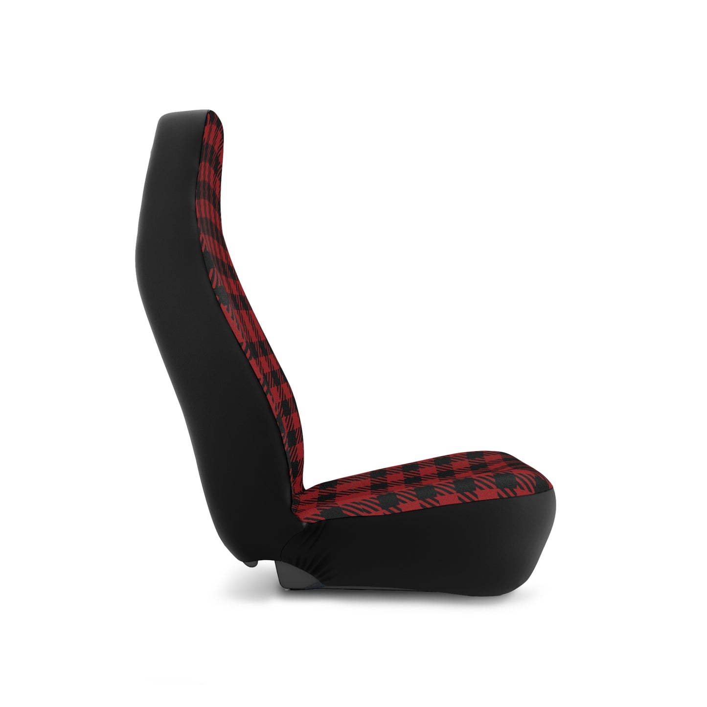 Cozy Plaid Car Seat Covers | Rustic Red Checkered Auto Accessories, Car Interior Decor, Unique Gift for Car Lovers, Holiday Travel