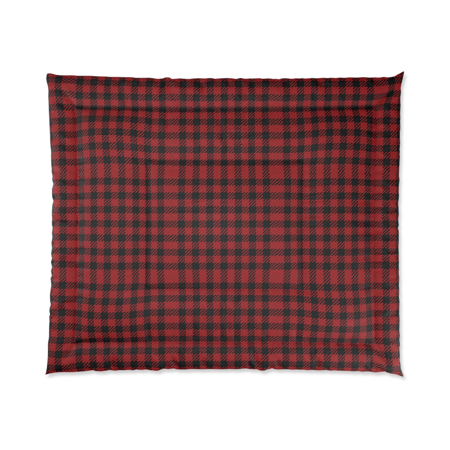 Cozy Buffalo Plaid Comforter | Rustic Bedding, Cabin Decor, Winter Warmth, Gift for Home, Cozy Bedroom