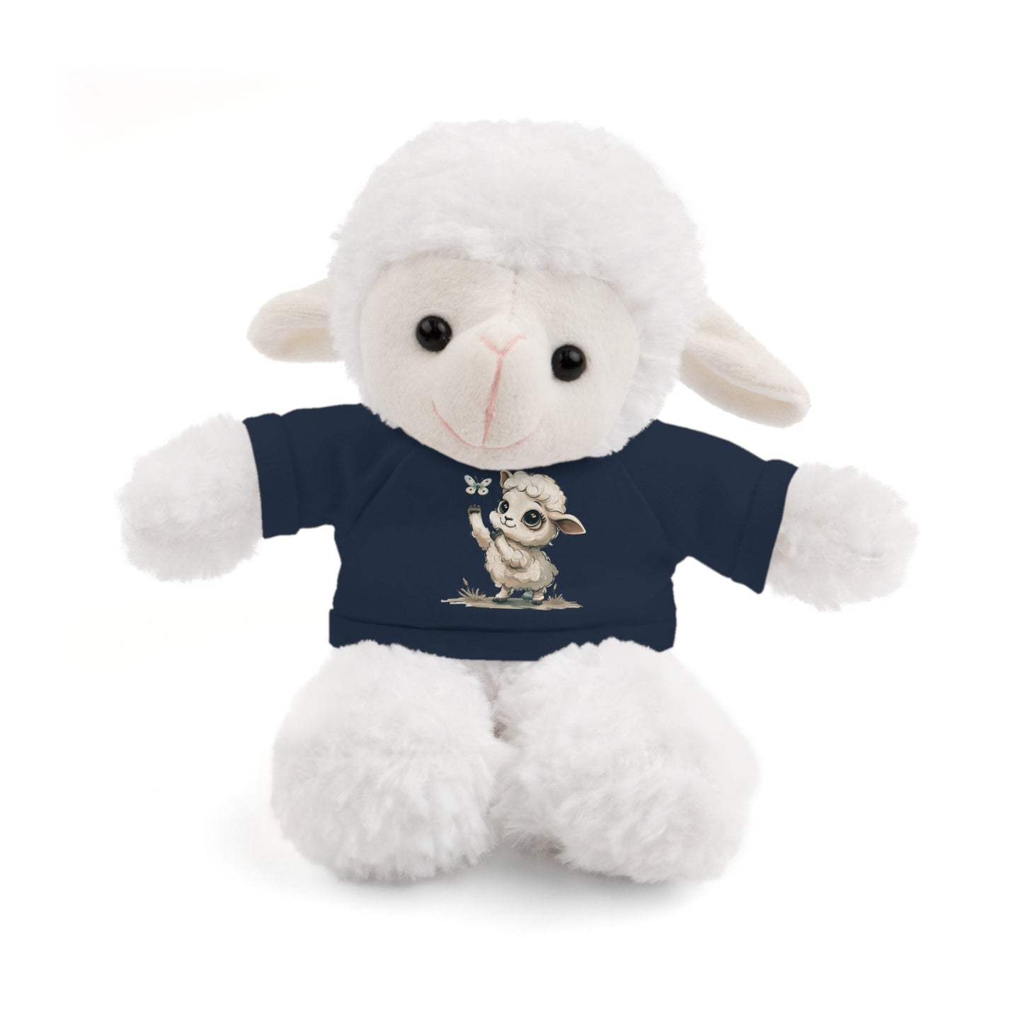 Cute Stuffed Animal Tee Buddy, Customized Plush Bear, Adorable Gift for Kids, Birthday Present, Nursery Décor