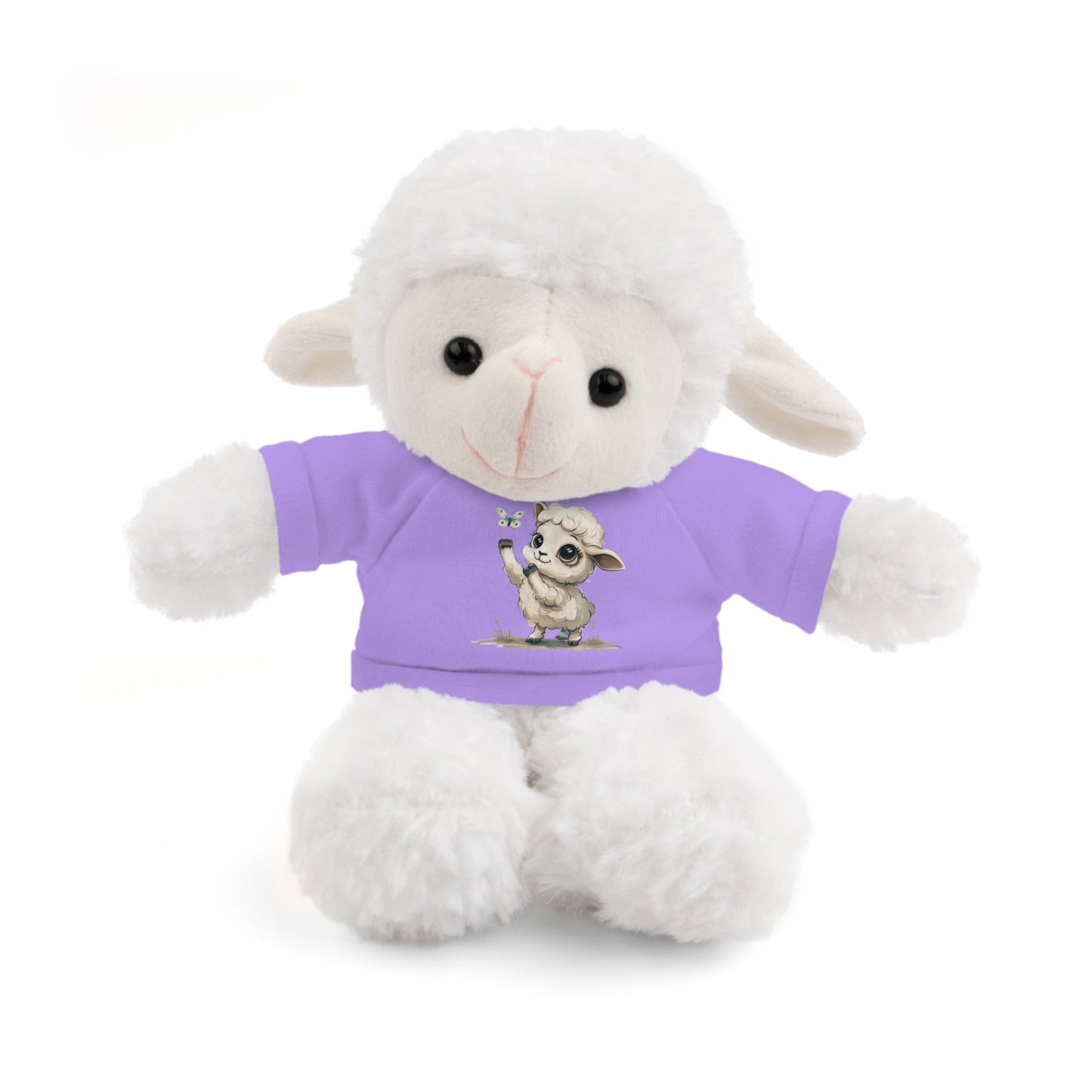 Cute Stuffed Animal Tee Buddy, Customized Plush Bear, Adorable Gift for Kids, Birthday Present, Nursery Décor
