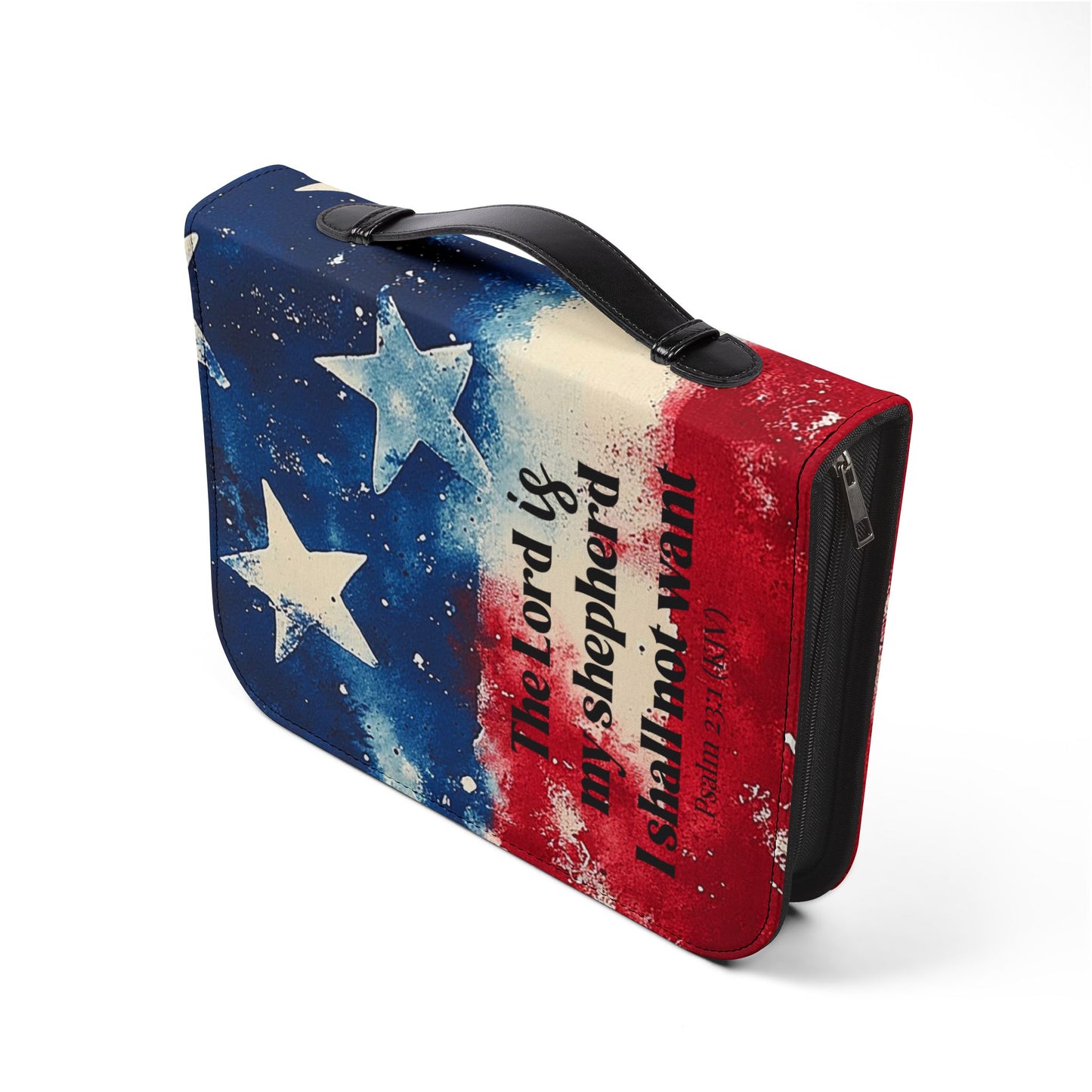 Patriotic Bible Cover, Faith-Based Gift, Devotional Organizer, Christian Accessories, Great for Holidays