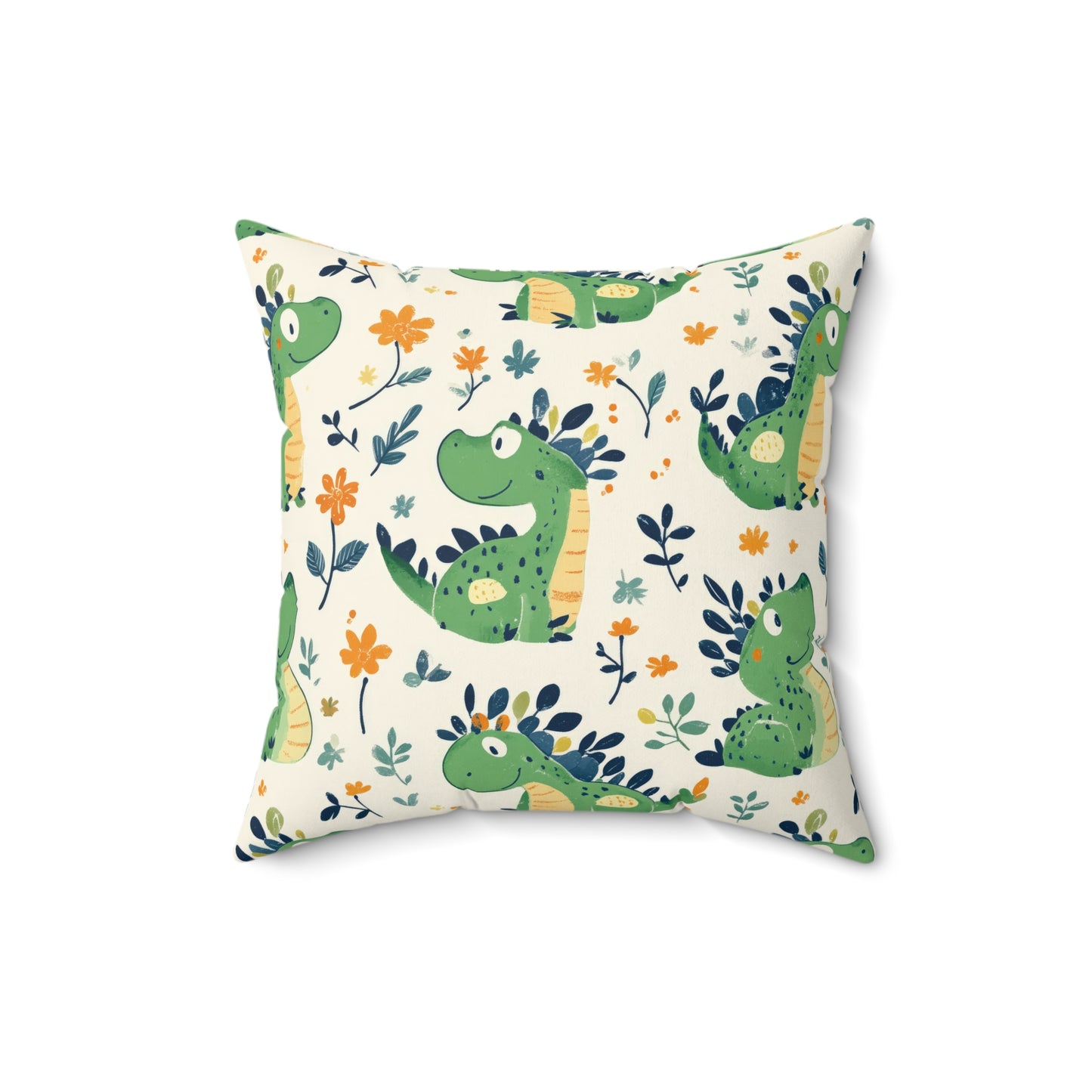 Cute Dinosaur Decorative Pillow, Kids Room Decor, Fun Dinosaur Cushion, Playroom Pillow, Gift for Dino Lovers