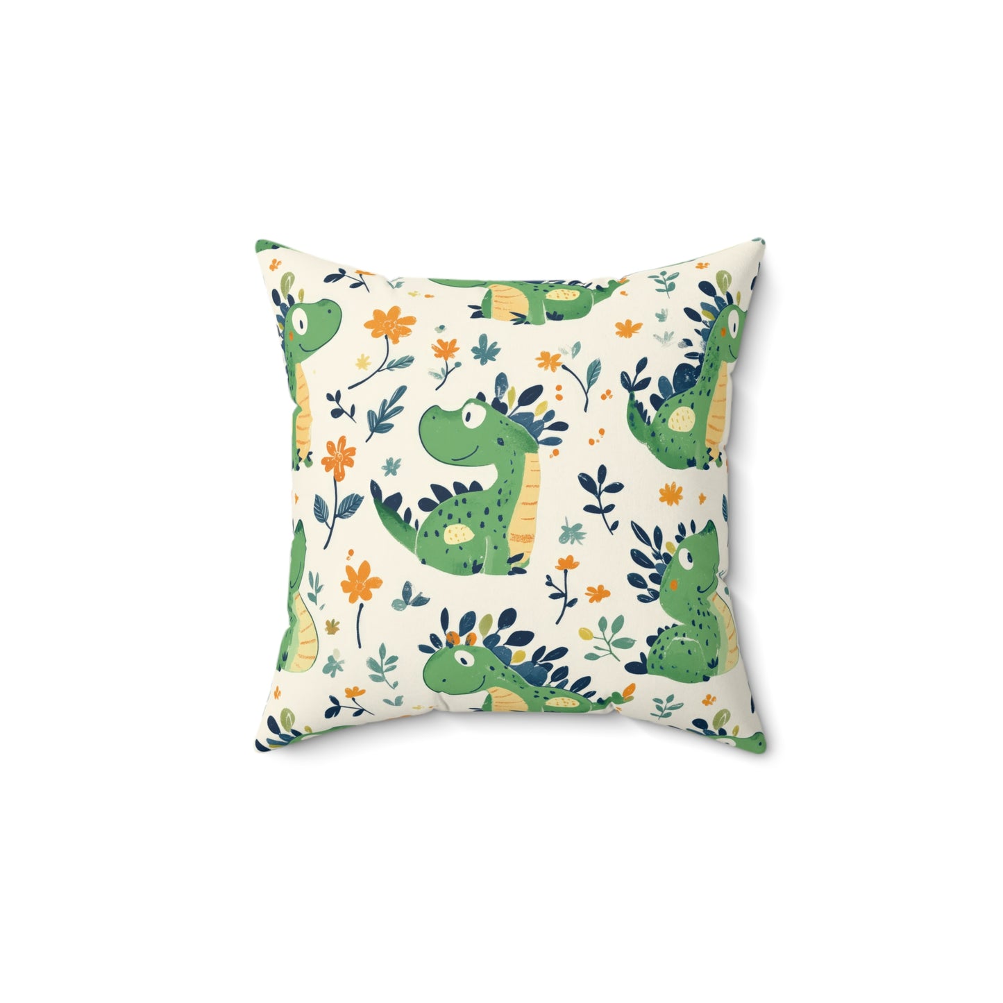 Cute Dinosaur Decorative Pillow, Kids Room Decor, Fun Dinosaur Cushion, Playroom Pillow, Gift for Dino Lovers
