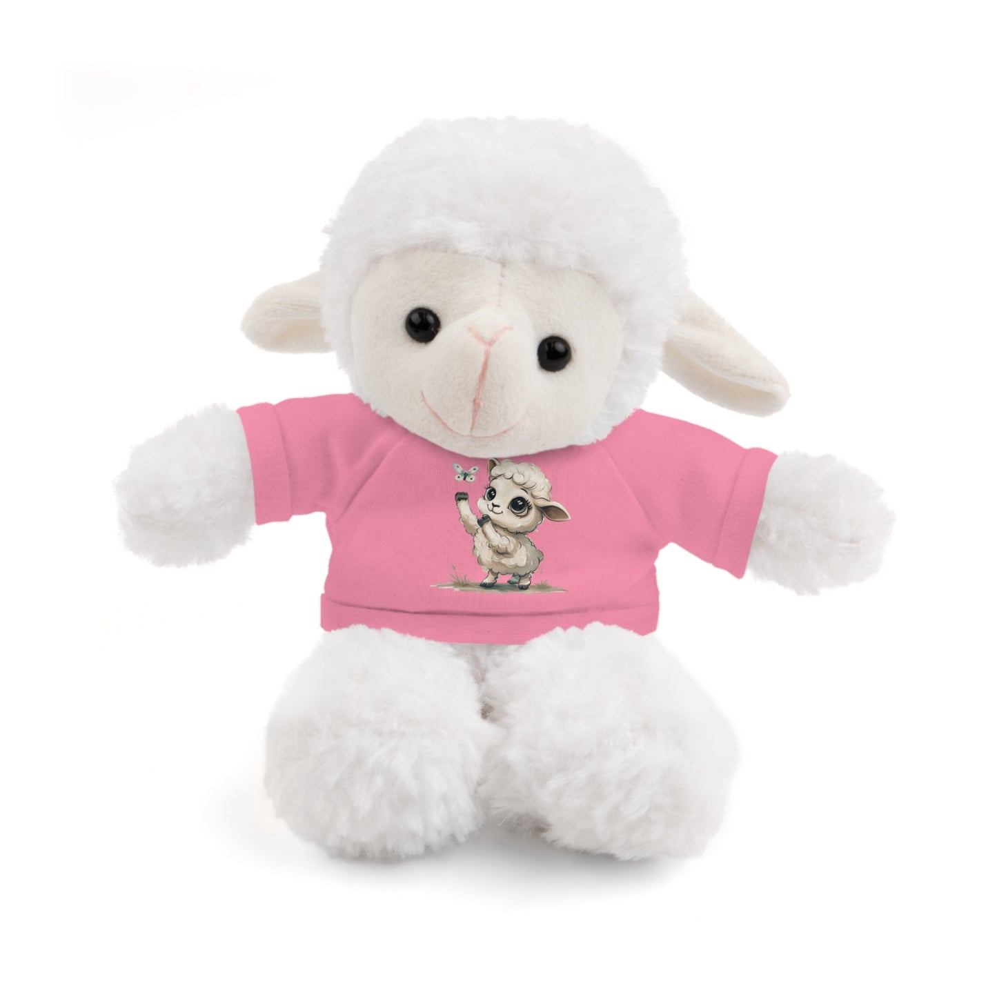 Cute Stuffed Animal Tee Buddy, Customized Plush Bear, Adorable Gift for Kids, Birthday Present, Nursery Décor