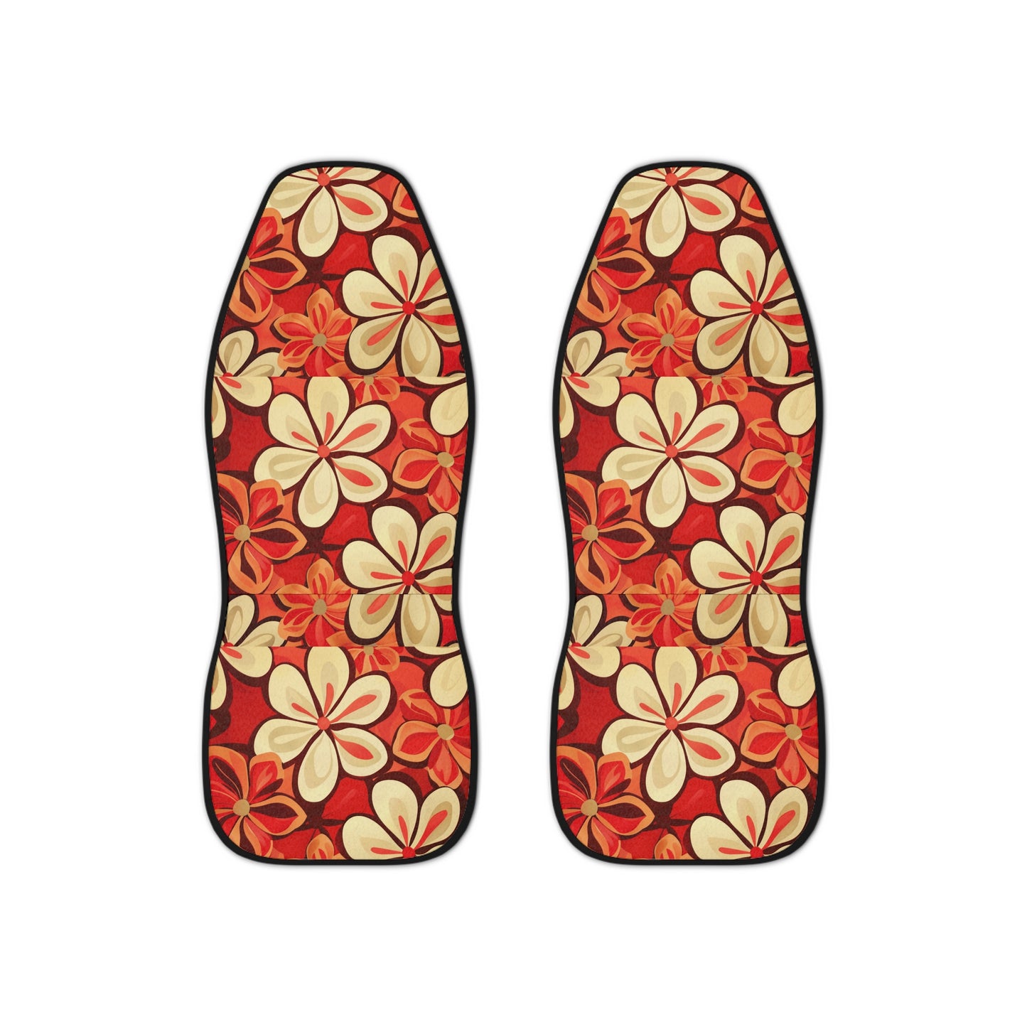 Floral Car Seat Covers - Bohemian Print, Vehicle Interior Decor, Universal Fit, Great for Road Trips, Gift for Floral Lovers