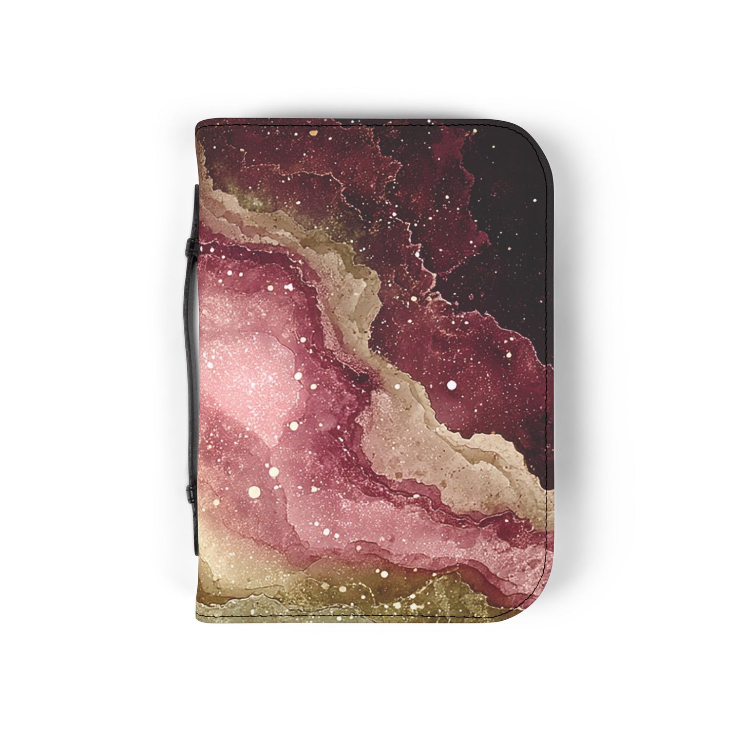 Celestial Bible Cover, Galaxy Inspired Book Cover, Christian Gift, Religious Journaling Accessory, Personalized Prayer Book, Space Art