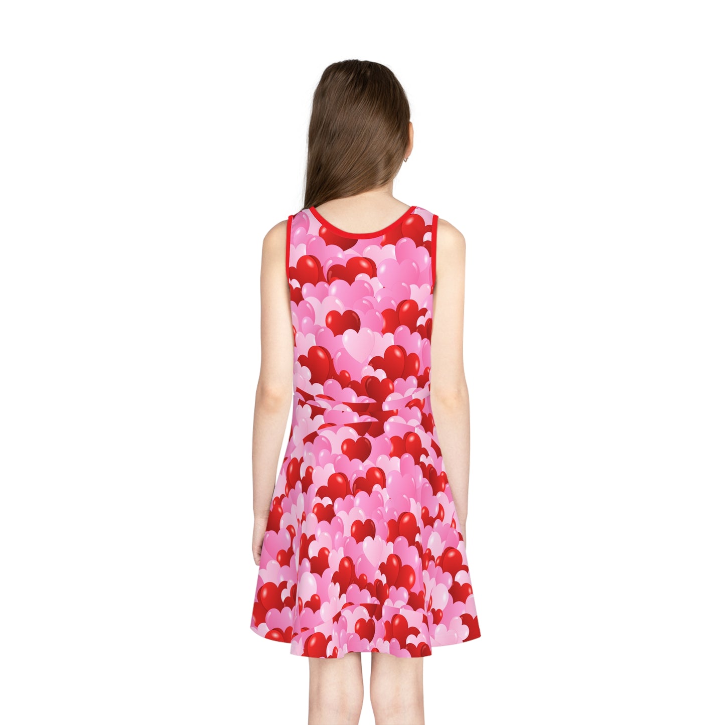 Hearts Galore Print Sundress