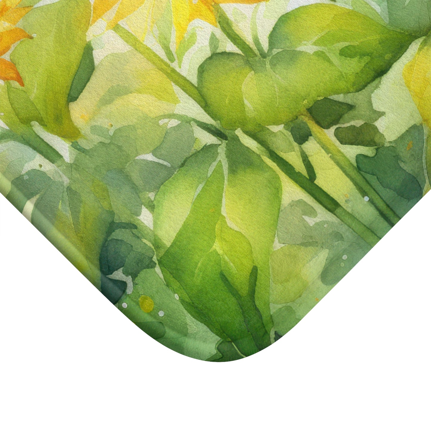 Sunflower Bath Mat - Brighten Your Bathroom, Summer Decor, Floral Home Accent, Gift for Garden Lovers, Eco-Friendly