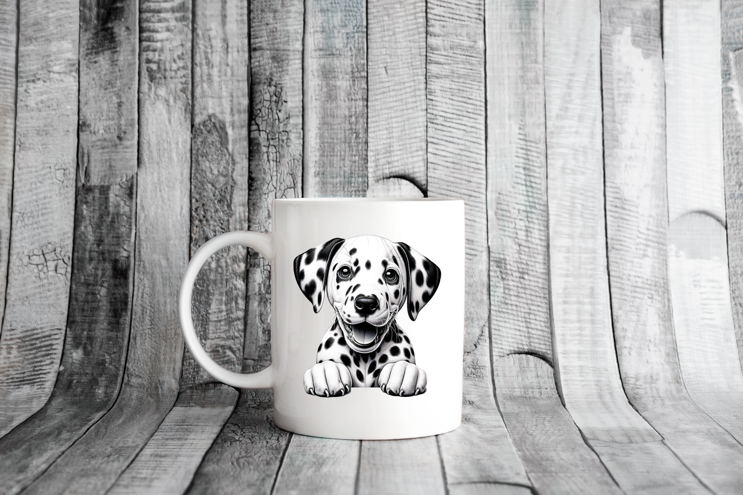 Dog printed 11 oz coffee mugs