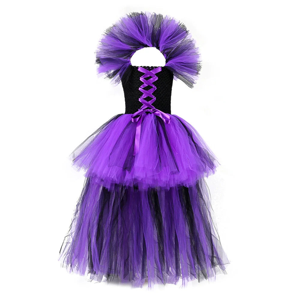 Halloween Sleeping Witch Costume Set Dress with Wand-2