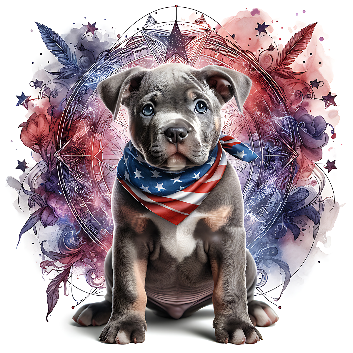 3 x 3 wooden fridge magnet-Pitties